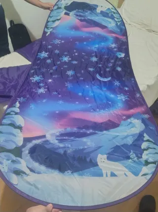 Tienda de campaña túnel para cama infantil