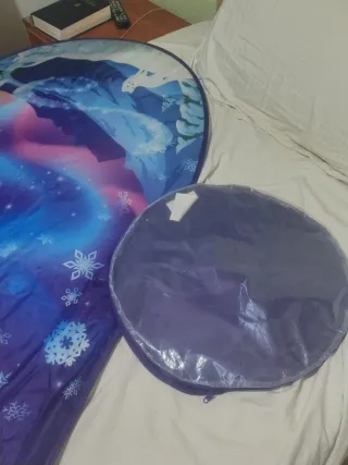 Tienda de campaña túnel para cama infantil