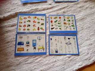 Material laminas Español Árabe Vocabulario