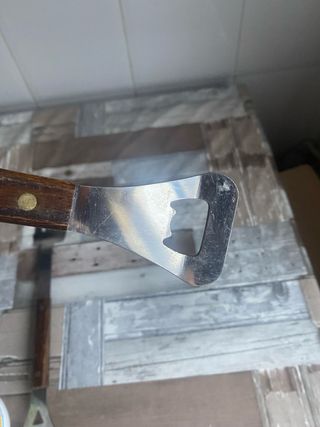 Set Utensili per Barbecue in Legno e Acciaio Inox