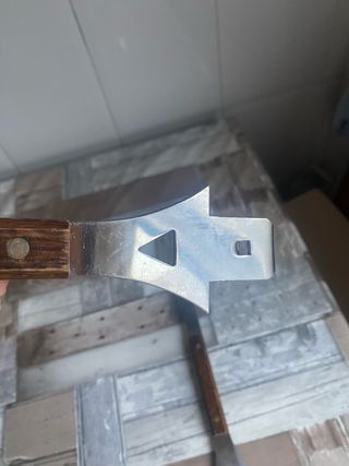 Set Utensili per Barbecue in Legno e Acciaio Inox