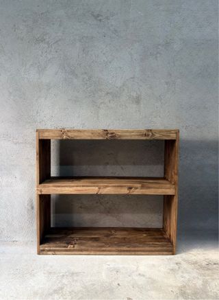 Estantería recibidor madera