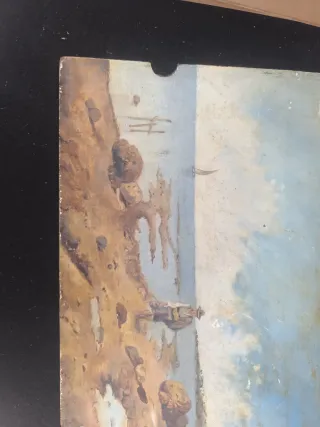 Óleo sobre tabla siglo XIX