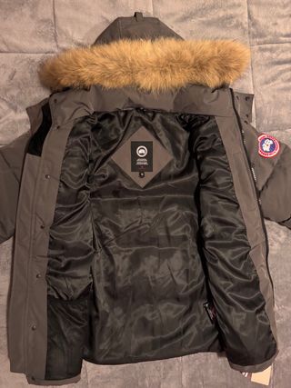 Parka Canada Goose Wyndham Gris Granito