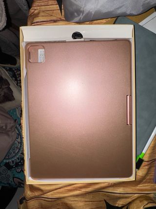 Funda Teclado Bluetooth iPad Oro Rosa