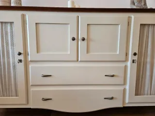 Muebles Comedor Blanco y Madera