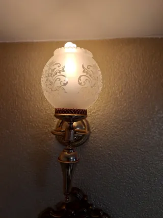 Aplique de pared latón clásico