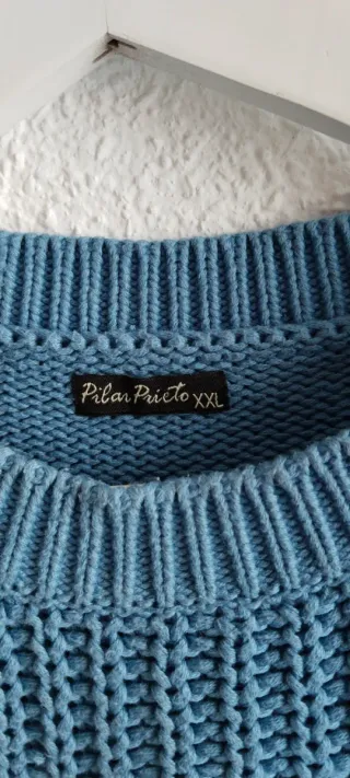 Jersey de invierno azul