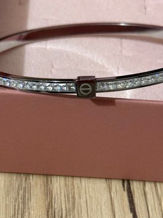 Bracciale rigido con strass