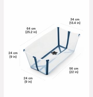 Bañera Stokke plegable bebé + base antideslizante