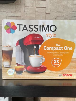 Cafetera Tassimo Bosch Roja + cápsula reutilizable