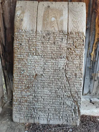 Trillo antiguo de madera