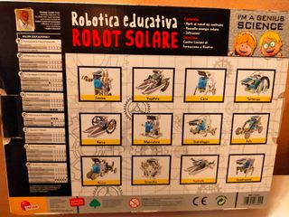 Robot solare. Gioco per ragazzi e bambini. Nuovo.