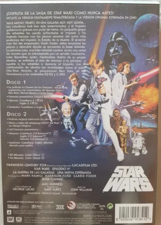 Trilogía Star Wars Original DVD + Camiseta XL