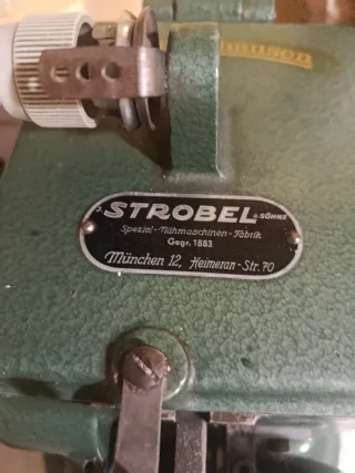 Máquina de coser piel Strobel