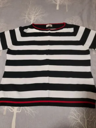 Jersey Punto Roma Rayas Mujer