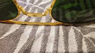 Gafas de sol American Optical Doradas