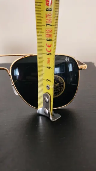 Gafas de sol American Optical Doradas