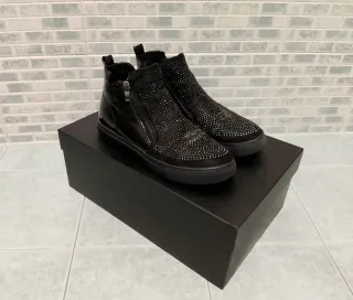 Scarpe donna 37 con brillantini moda stivaletti