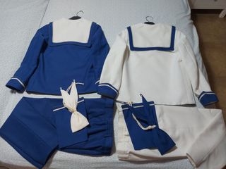 Trajes Primera Comunión Azul y Blanco