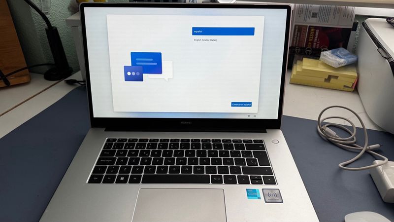 Huawei MateBook D15 Portátil 15.6 Plata afbeelding 5