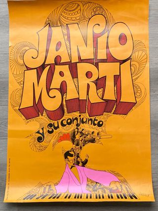 OCASIÓN! Gran cartel psicodélico original 1966