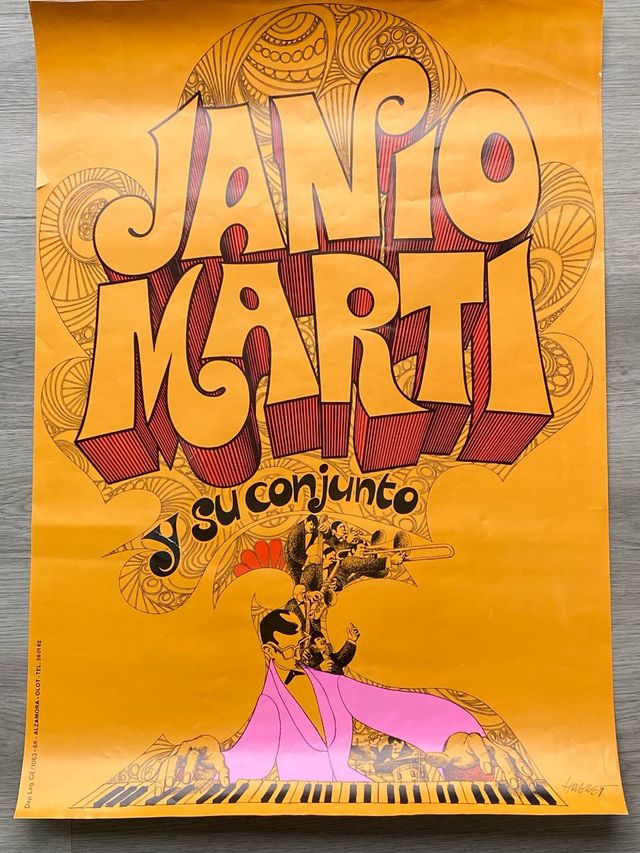 OCASIÓN! Gran cartel psicodélico original 1966