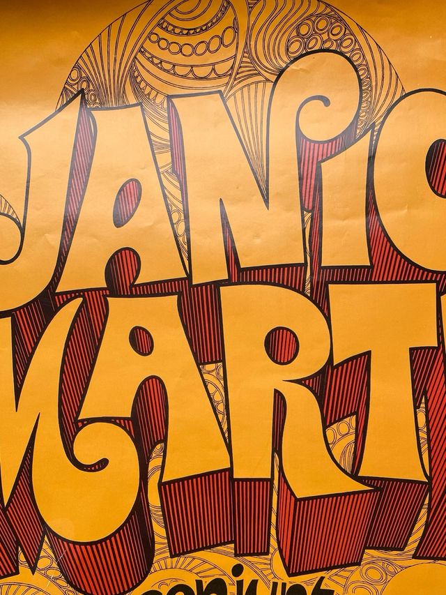 OCASIÓN! Gran cartel psicodélico original 1966