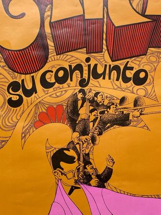 OCASIÓN! Gran cartel psicodélico original 1966