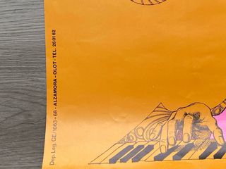 OCASIÓN! Gran cartel psicodélico original 1966