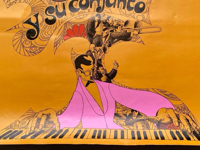 OCASIÓN! Gran cartel psicodélico original 1966