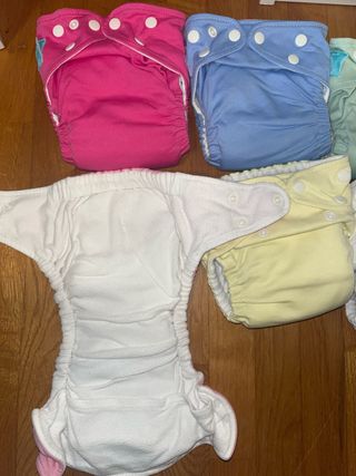 Lote 6 pañales tela Charlie Banana