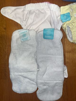 Lote 6 pañales tela Charlie Banana