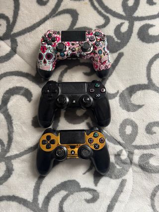 Mando PS4 (PlayStation 4) Negro y Dorado