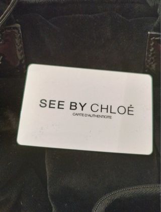 Bolso See by Chloé Negro Terciopelo