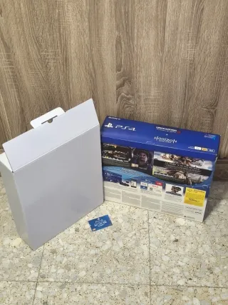 Caja Original PS4 Edición Uncharted 4 & Horizon