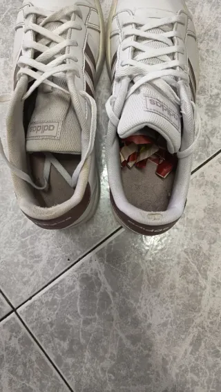 Zapatillas Adidas Mujer Blancas y Rosas