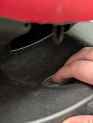 Silla de coche Britax Römer 2 Roja. Cambiar tela.