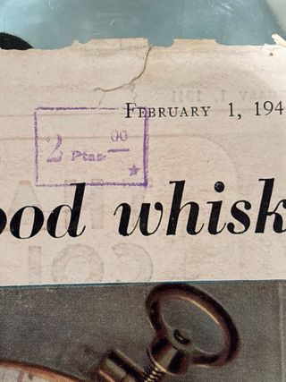 Pubblicità Johnnie Walker 1941. Vedi le foto