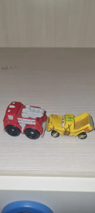 Macchinine Cars Rosso e Giallo plastica
