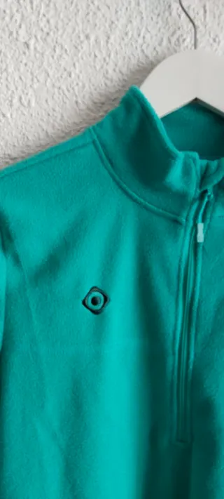 Forro polar Izas verde mujer