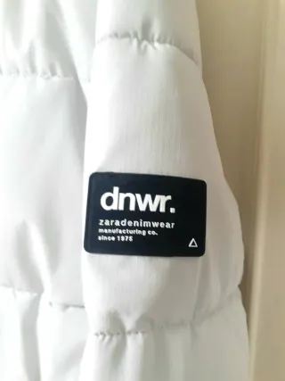 Plumífero Zara Blanco Hielo