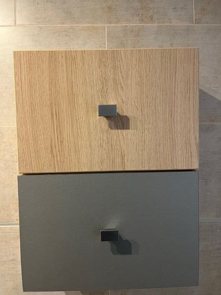 Mueble de baño madera y metal