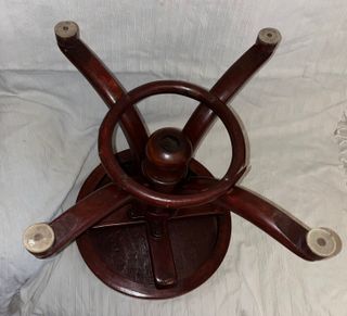 TABURETE PIANO GIRATORIO THONET MADERA CURVADA