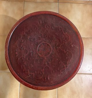 TABURETE PIANO GIRATORIO THONET MADERA CURVADA