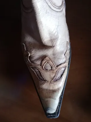 Stivali texani beige