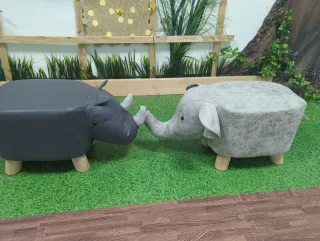 Set 2 Asientos Infantiles Animales