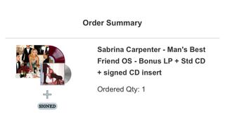 Vinilo Sabrina Carpenter Bonus Track