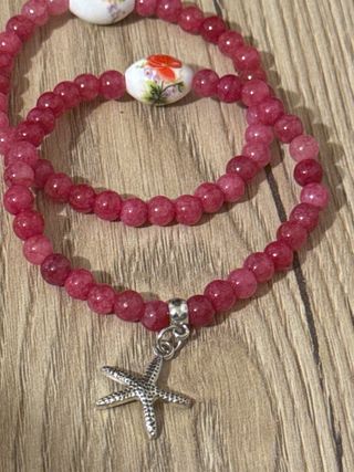 Bracciale con ciondolo stella marina