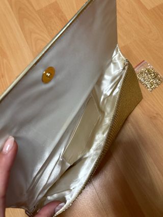 Bolso de fiesta dorado